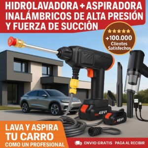 combo hidrolavadora+aspiradora portá 2ba